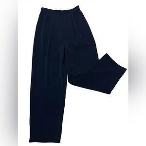 Elegant Navy Women’s Wide-Leg Pants Size:12P